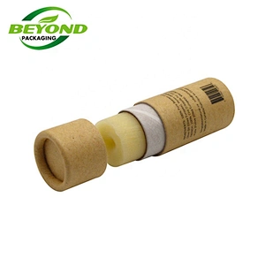 Eco Friendly Push Up Sun Scream Paper Tube Biodegradable  Packaging Cardboard Deodorant Stick Packaging Paper Tube Container