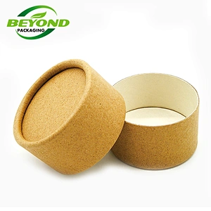 Manufacturer Biodegradable Kraft Paper Tube For Face Cream Jar Deodorant Paper Tube Packaging