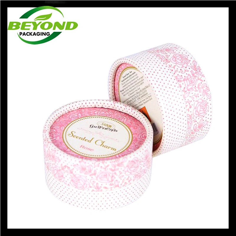 High quality round kraft custom paper tube box packaging eco friendly packaging for cosmetic loose powder