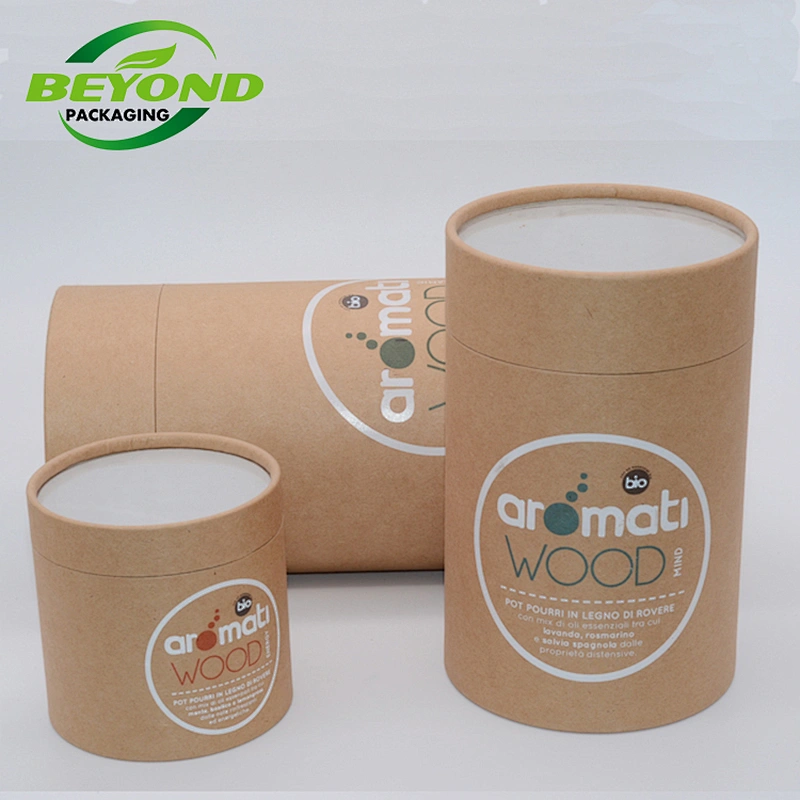 Recyclable eco Friendly Food Grade Clear Top PVC Window Small Round Circle Box Packaging Chocolate Food