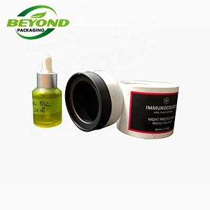OIl Bottle Packaging Custom Round Kraft Paper Tube Bio Friendly Cardboard With Personalized Print