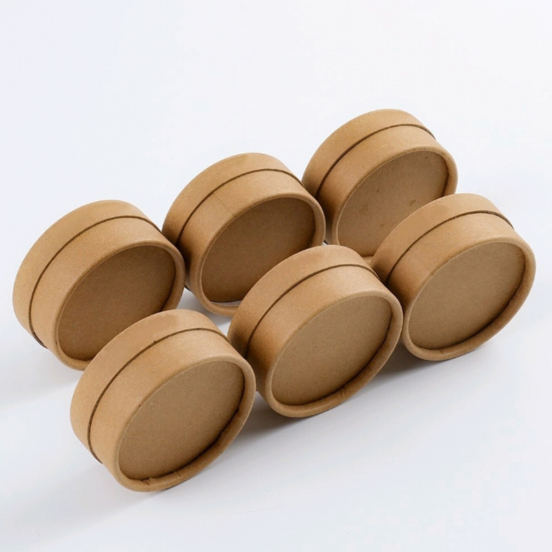 Eco mini lip balm bamboo kraft tube empty lip balm container for solid perfume/sliver shield deodorant