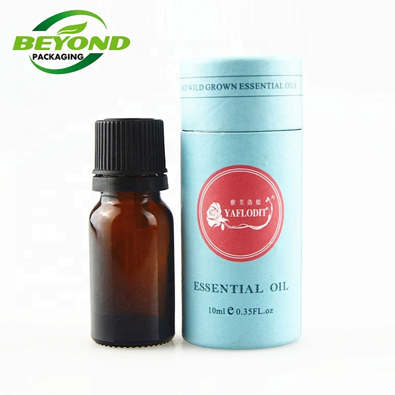 Oil Packaging Custom Round Paper Tube Bio Friendly Cardboard With lid bottle cylinder