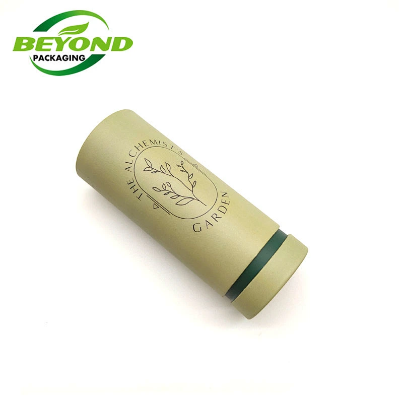 Biodegradable Eco friendly  Cardboard Paper Packaging Paper Tube Cylinder Tube For Cosmetic Glass Bottle Packaging