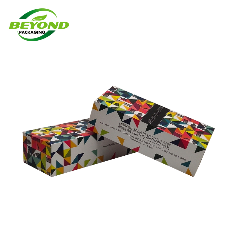 Environmental Protection Friendly Custom Logo Shipping Lid And Base Gift Box With Paper Insert For Cosmetics