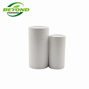 Round paper box Biodegradable Dried Food/Protein Powder/Tea Paper can Cardboard Packaging Box Container