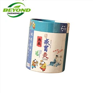 Custom printing logo tea paper tube packaging food grade cardboard cylinder container for tea round box packaging