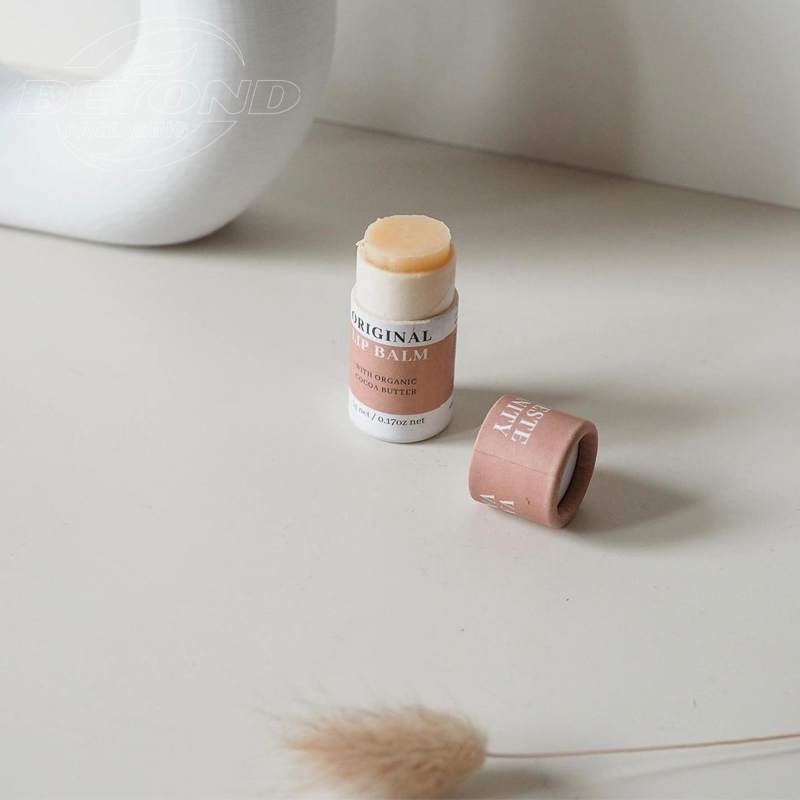 Factory Direct Wholesale Eco Friendly Empty Round Paper Tube Cardboard Roll edge Deodorant Stick Container