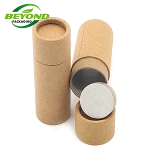Biodegradable Cardboard Push Up Paper Deodorant Stick Container Packaging Paper Tube