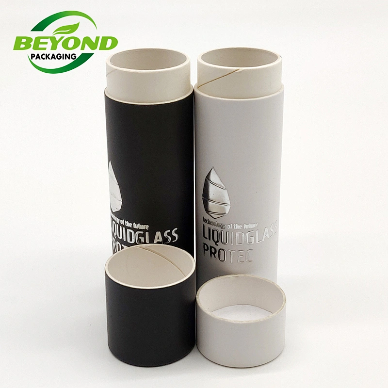 China Manufacture High Grade Custom Boxes Silver Stamping Small Essential Oil Bottle Packaging With Logo