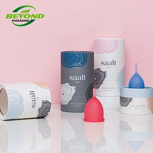 Custom Round Paper Canister Packaging 100ml Lotion Bottle Paper Tube Package Cylinder Packaging