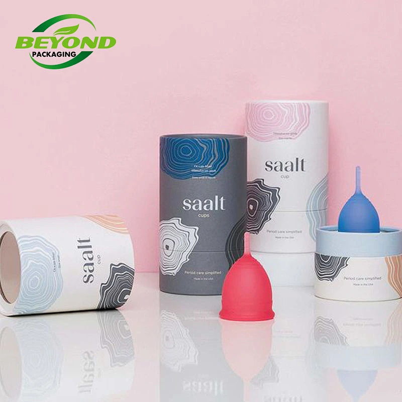 Custom Round Paper Canister Packaging 100ml Lotion Bottle Paper Tube Package Cylinder Packaging