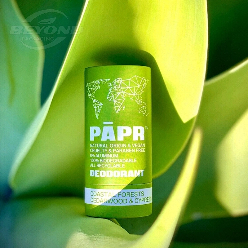 Biodegradable Cardboard Paper Tube Paper Box Packaging For Cosmetic Bottle