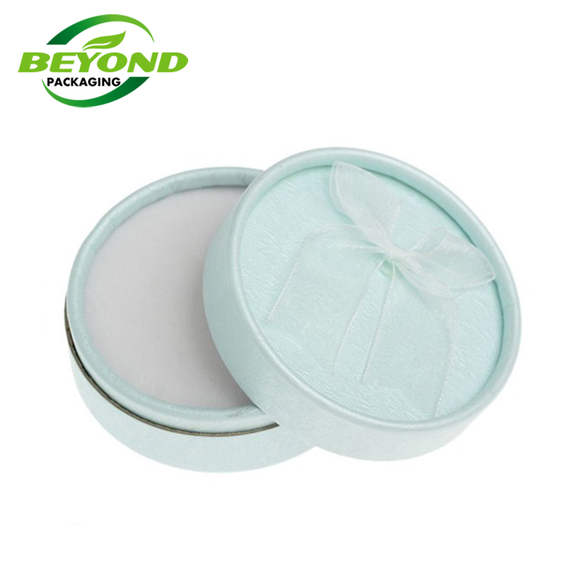 Luxury High End Custom Cardboard Round Shape Wireless Headset Headphone Packaging box Paper Tube Cylinder Box For Products