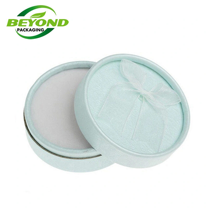 Luxury High End Custom Cardboard Round Shape Wireless Headset Headphone Packaging box Paper Tube Cylinder Box For Products