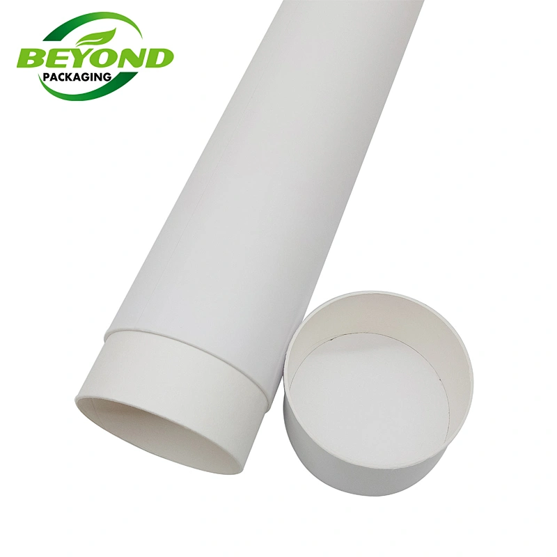 China Factory Supply Cheaper High Quality White Cardboard Art Paper Empty Paper Tube Packaging