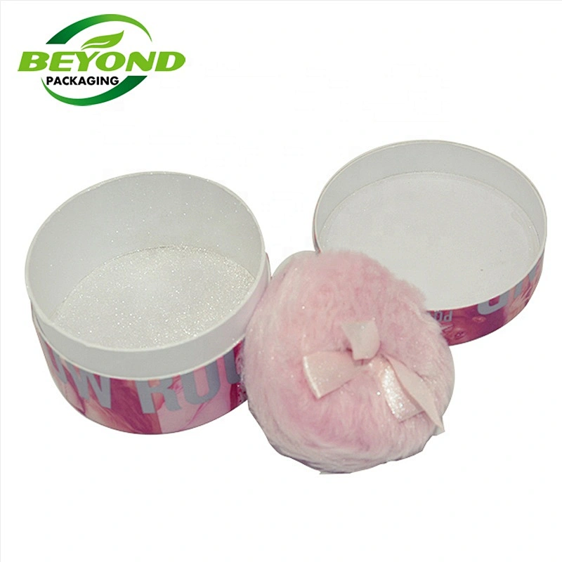 wholesale customized printing top shaker lid biodegradable jar paper-based material cosmetic face powder paper tube 250g