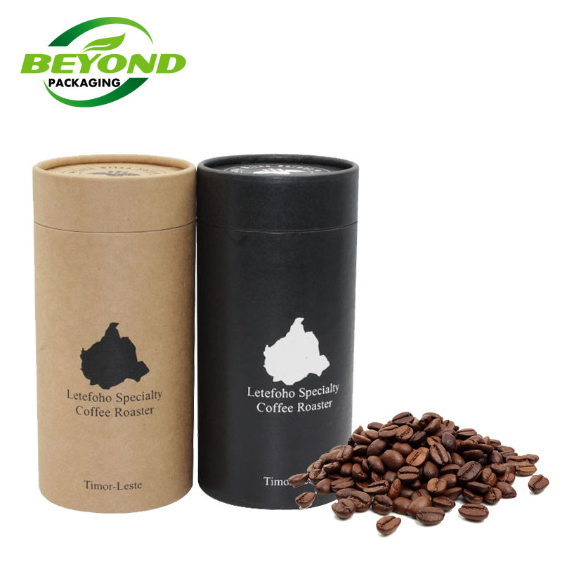 Packaging design Food Grade cardboard cylinder container for tea coffee paper tube round box packaging