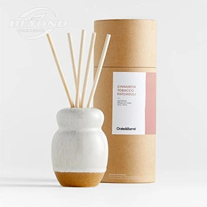 Custom aromatherapy kraft paper cylinder cardboard paper tube for Essential oil packaging