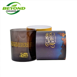 Biodegradable New Product High Quality Natural Kraft Gift Cylinder Cardboard Box Luxury Tube Candle Bottle Packaging Wholesale
