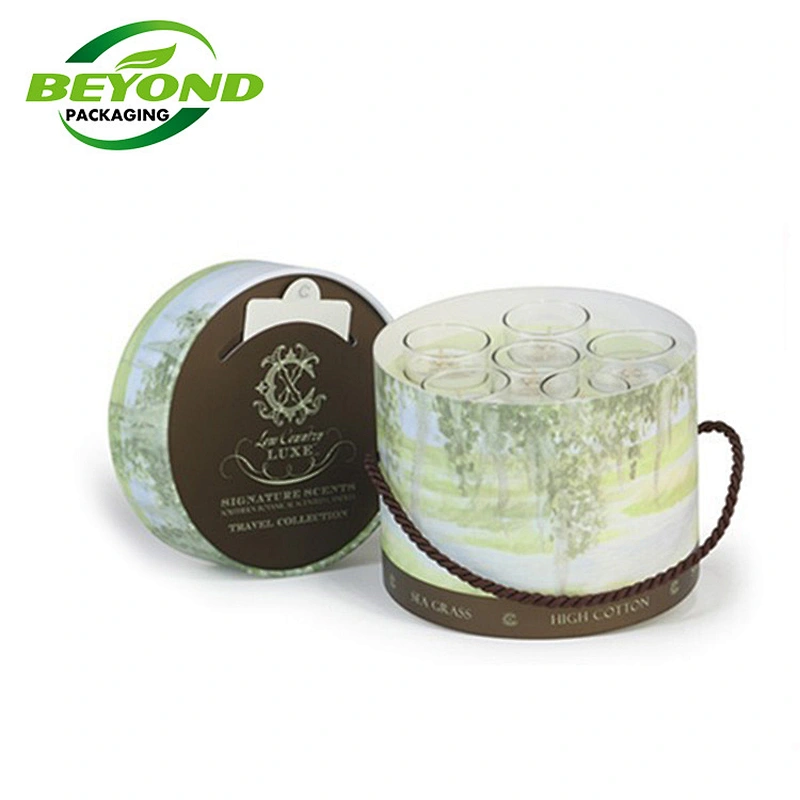 Recycled Customized CMYK Printing Cylinder Boxes Core Tube Kraft Cardboard Paper Box Brushes Package With Custom Logo Printed