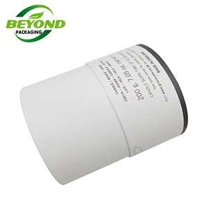 Personalized Luxury Empty White Custom Recycled Cylinder Candle Paper Tube Candle Packaging Boxes