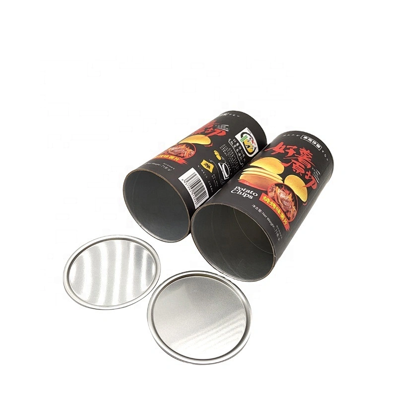 hot products Custom Printed Kraft Paper Tube Potato chips pringles packaging paper cylinder containers