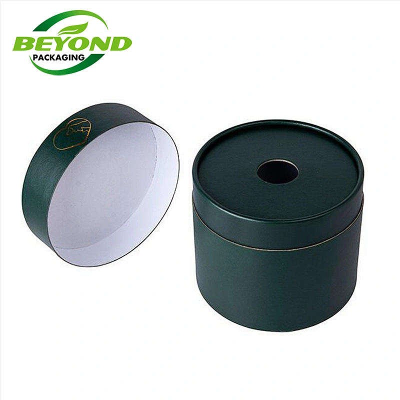 Eco Friendly Cylinder Core Recycled Cardboard Cosmetic Packaging Special Paper Foam Insert For 100ml Cosmetic Skin Care Bottle