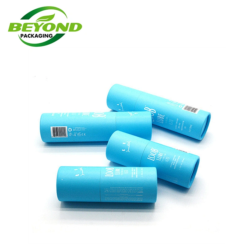 Eco Friendly High Quality Luxury Customized CMYK Color Cosmetic Circle Box Packaging Paper Tube For Essential Oil Bottle