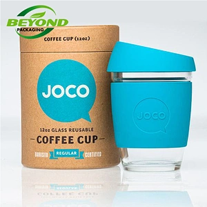 Biodegradable Recycled Large Diameter Cardboard Empty Water Bottle Kraft Paper Tube Cylinder Packaging Round Box