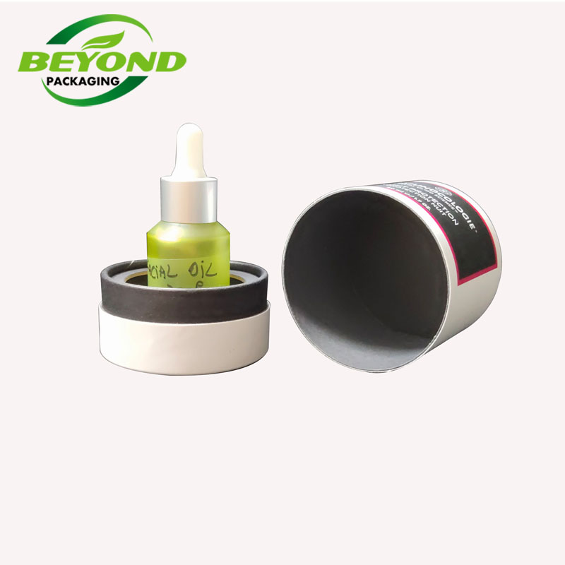 Luxury Customized Cosmetic Product Cylinder Paper Tube Roll Edge For Essential Oil Lipstick Lip Gross Bottle Packaging