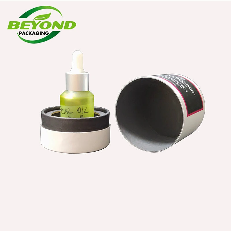 Luxury Customized Cosmetic Product Cylinder Paper Tube Roll Edge For Essential Oil Lipstick Lip Gross Bottle Packaging