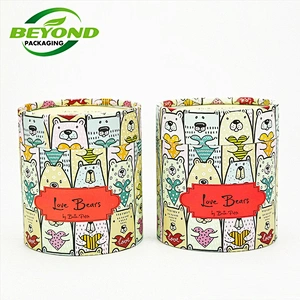 Recyclable Sustainable Custom Printing Empty Candle Jar Packaging Box Candle Container Custom With Personal Logo