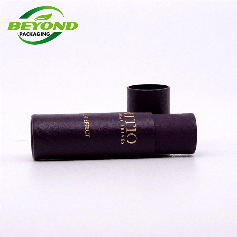 Custom Size Printing Cardboard Recycled Paper Tube Packaging Box For Lip Gloss Packaging