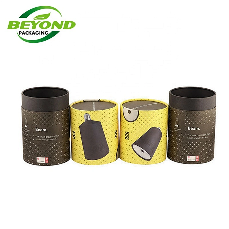 Wholesale Personalized cylinder box Packaging custom printing Beauty Packaging Paper Tube For Soap Bars and candle With Custom