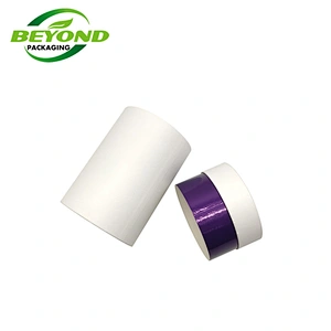 Biodegradable Cardboard Paper Tube White Cosmetic Packaging Paper Tube  Gift Packaging