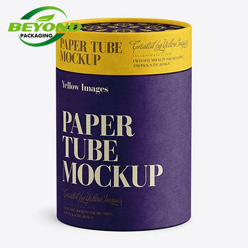 China Factory Directly Supply High Quality Food Grade CMYK Printing Paper Tube Cylinder Core Box For Tea Packaging
