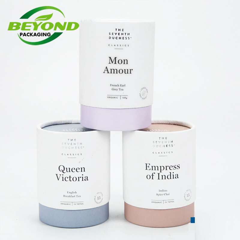 Customized Round Recycled Cylinder Luxury Candle Packaging Boxes Gift Boxes for Candles