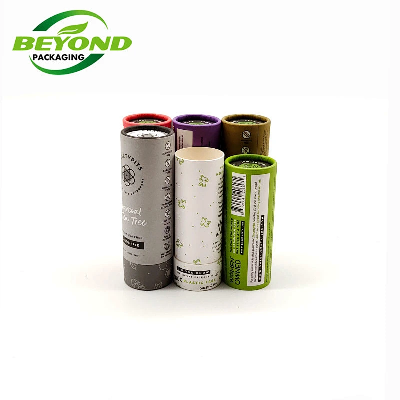 Wholesale Hot Sale Unique Lipstick Packaging Tube Paper Cardboard Beauty Casing Lip Balm Tube Elegant Gift Box With Logo