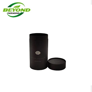 Custom Size Kraft Round Black Paper Tube 5 Packaging Cylinder Cardboard 2pcs Paper Candle Tubes