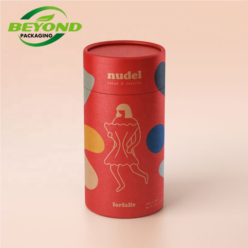 High Quantity Gift Box Custom Designed Logo Essential oil Perfume Skincare Cylinder Round packaging Paper Tube