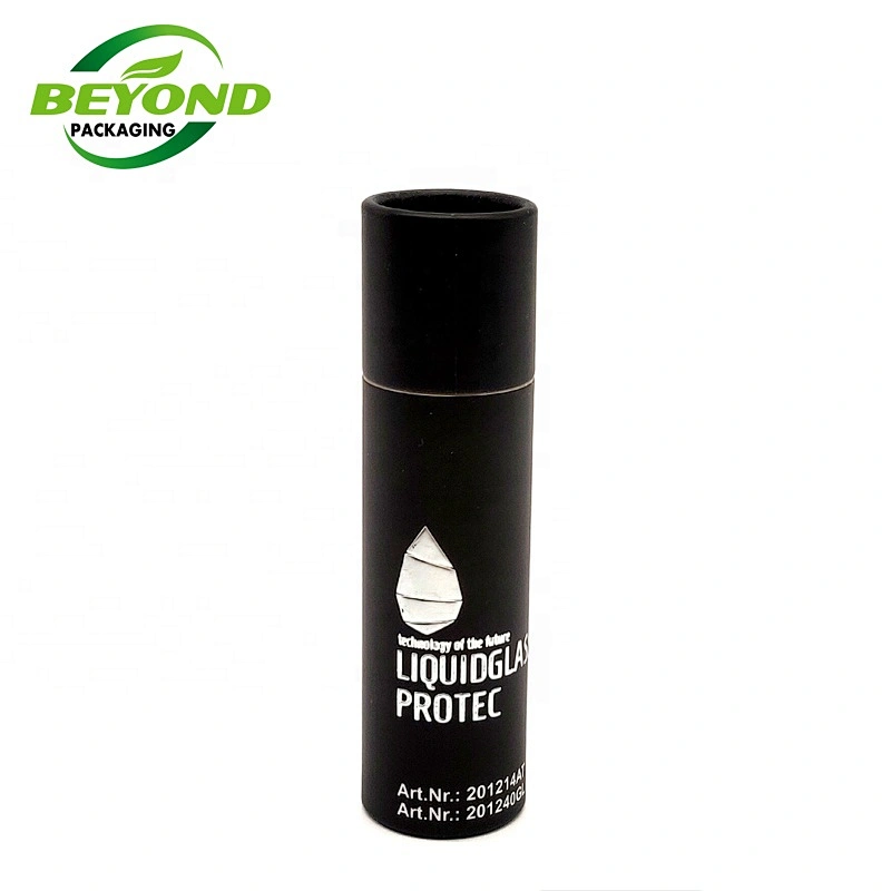 long lid gift box eco friendly hard kraft cardboard EVA sponge cylinder t shirt packaging tube paper for wine bottle