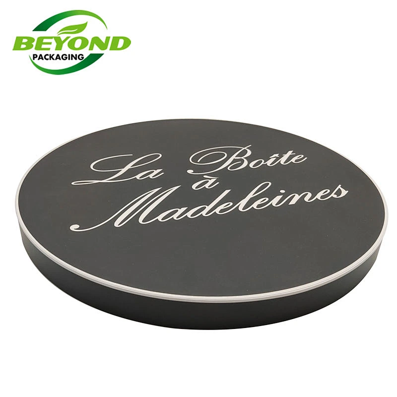 Custom Size Beautiful Luxury  Design Round Cylinder Circle Food Package Big Paper Boxes For Chocolate