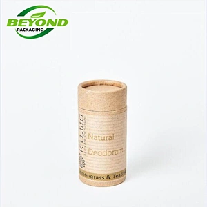 Eco Friendly Cosmetic Containers Push Up Paper Tube Customized Cardboard For Lip Balm