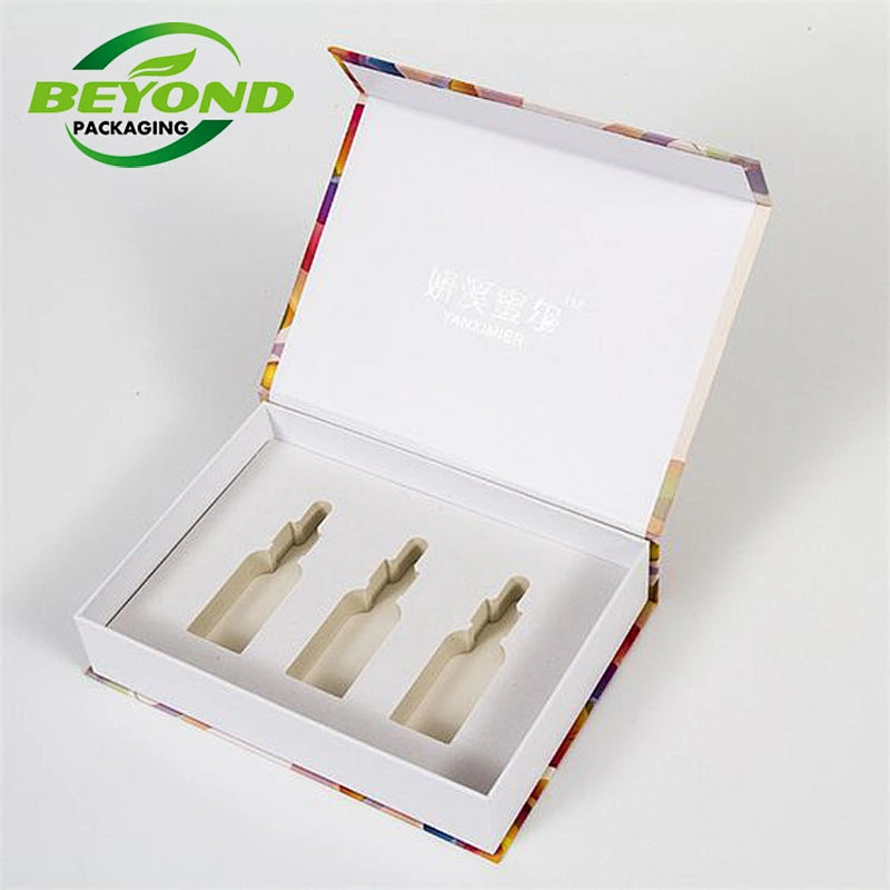 Custom Logo Cardboard Magnetic Paper Packaging Essential Oil Bottle Cosmetic Gift Box with Magnet Closure