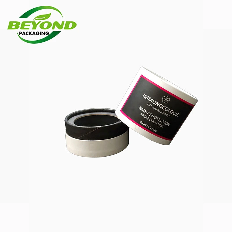High grade round hat box wholesale custom logo luxury paper white box for round perfume and essential oil box