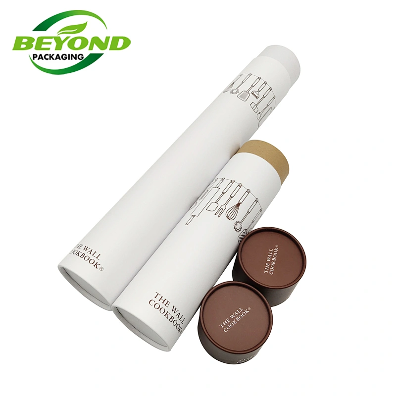 Hot Sale Custom Print Small/Large Long Cardboard Poster Plain Poster Mailing Tubes A3 Packaging Mailing Paper Postal Tube
