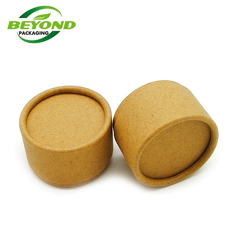 Free sample testing eco friendly recycled empty deodorant/lip balm container packaging round kraft paper tube