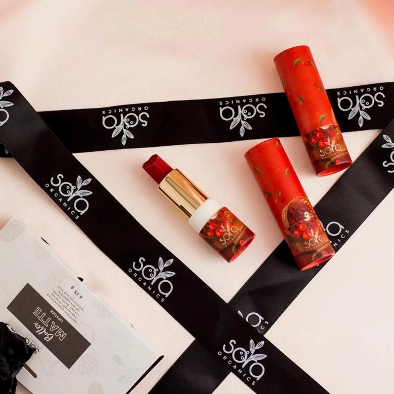 Eco friendly Recycle Empty Kraft Biodegradable Paper Cardboard Lipstick Tube Black Plastic Twist Up Part For Lip Balm