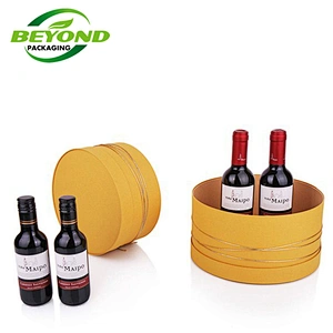 Eco Packaging Biodegradable Eco Kraft Paper Tube Packaging Box For Little Wine
